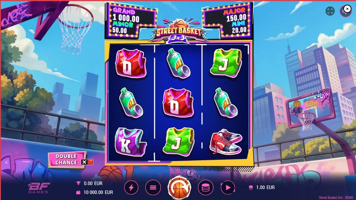 Street Basket 3x3 slot game urban basketball theme